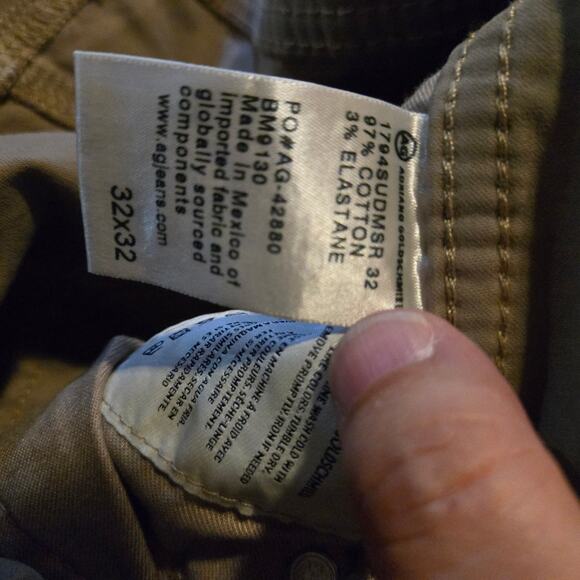 AG Adriano Goldschmied Everett Slim Straight 32x32 - Picture 4 of 8